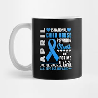 April Is National Child Abuse Month Mug